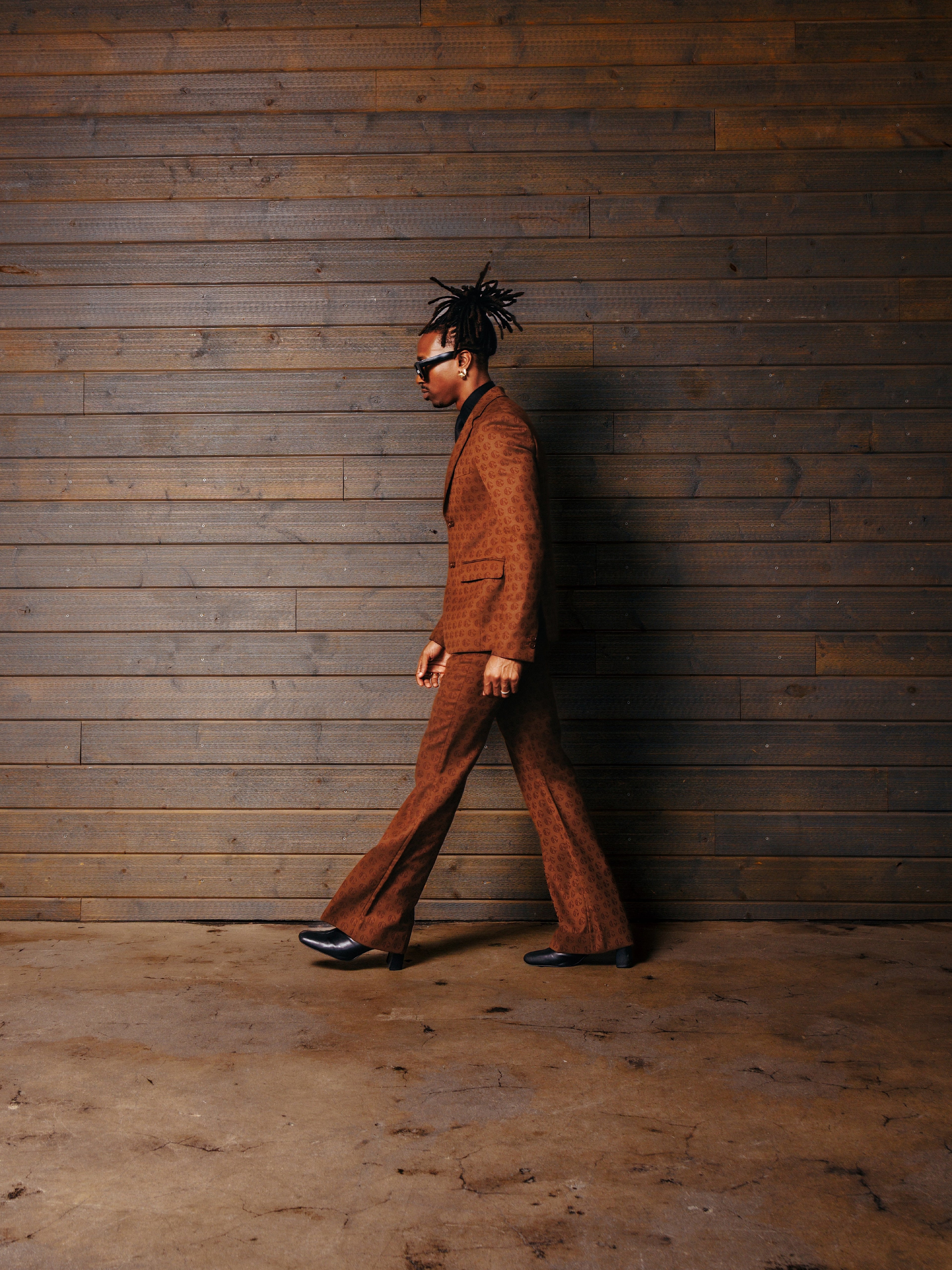 KC Monogram Suit - Brown